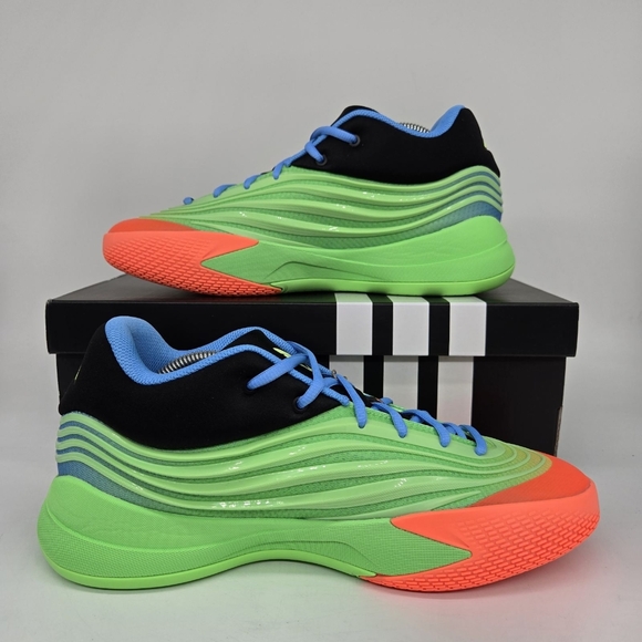 adidas Men's Dame X KI5949 'Lime Burst' Basketball Shoes Size 8 New - Picture 5 of 8